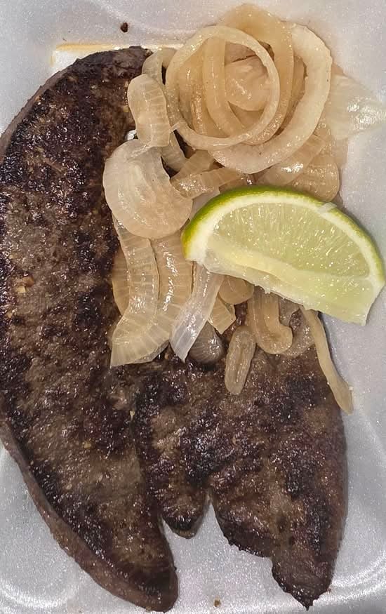 Bistec De Higado / Liver Steak.