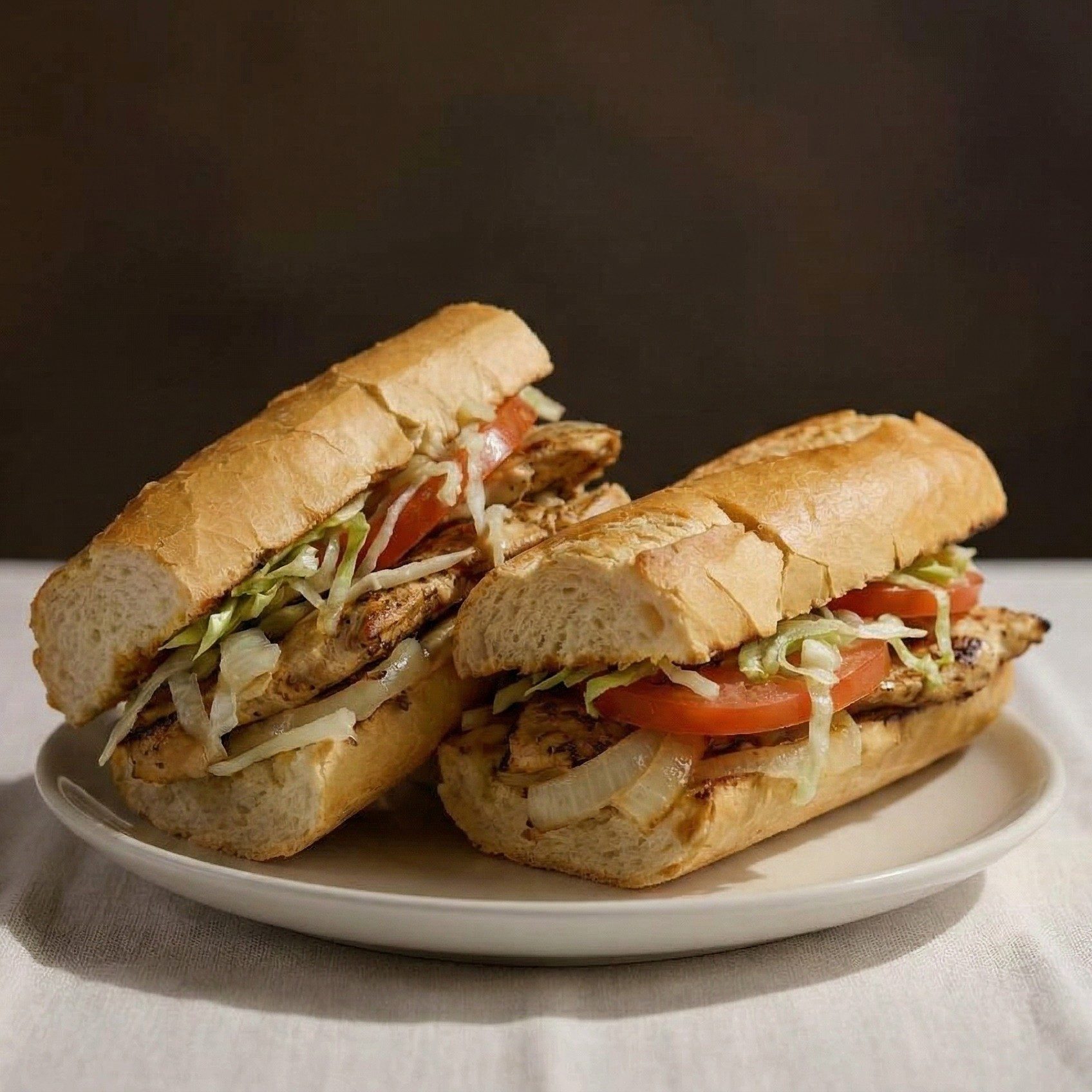 Sandwich De Pechuga De Pollo / Chicken Breast Sandwich.