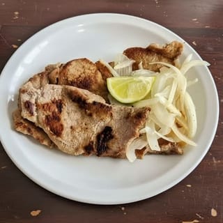 Bistec De Puerco / Grilled Pork Steak
